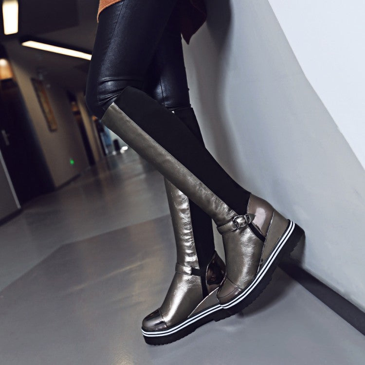 Jaqueta Retro Knee High boots