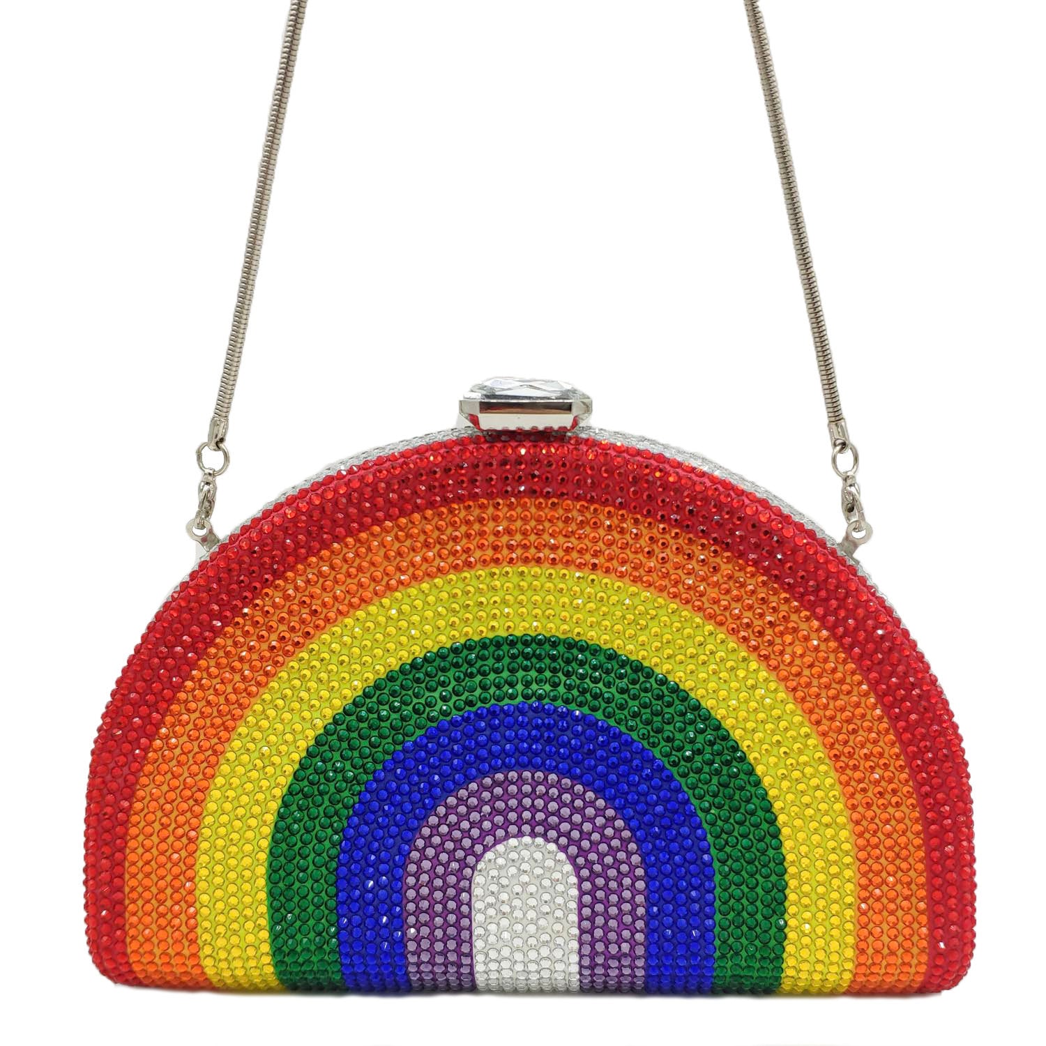 Hot Diamond Rainbow Frame Bag