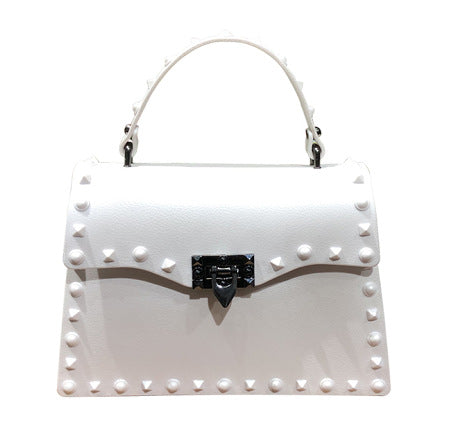 Frosted Matte Studded Jelly Bag