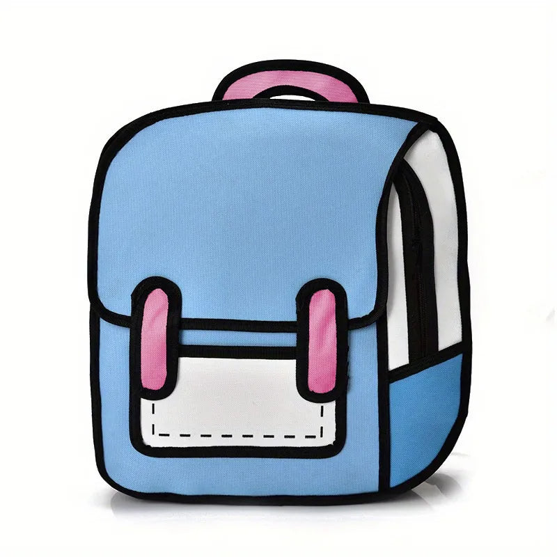 Cartoon Anime 2D Backpack Purse