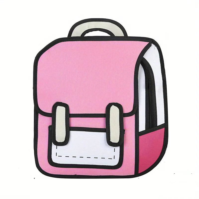 Cartoon Anime 2D Backpack Purse