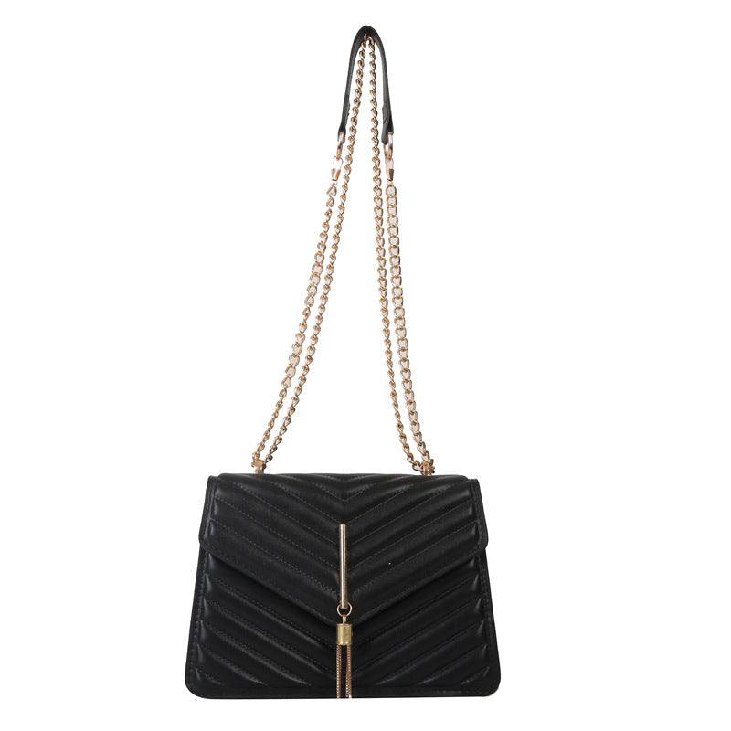 Gold Tassel Crossbody Bag