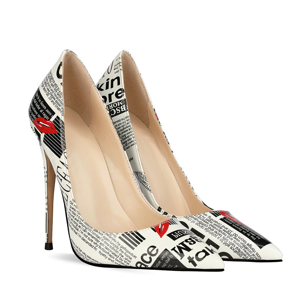 Denaye Read All About It Catwalk Pumps