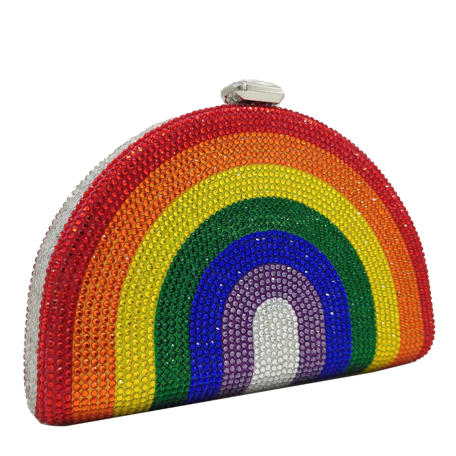 Hot Diamond Rainbow Frame Bag