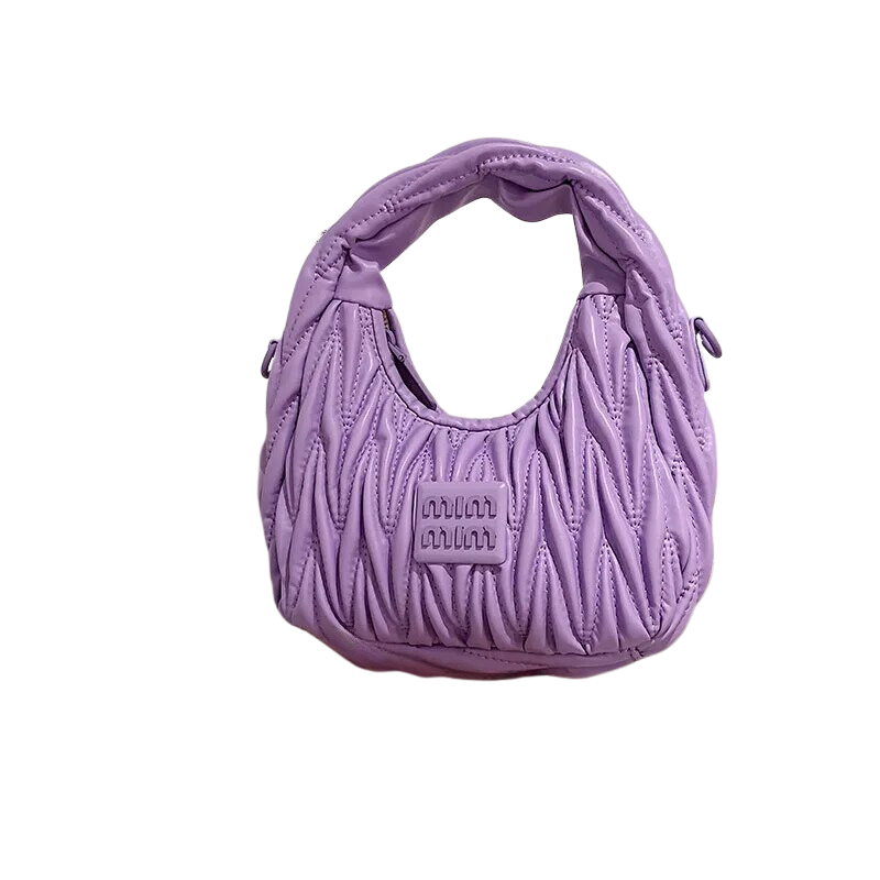 Exquisite Small Quilted Hobo Bag