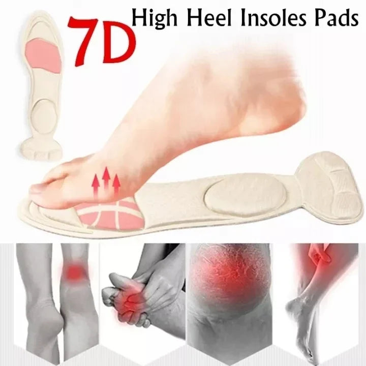 7D Soft Memory Foam Insole Pads