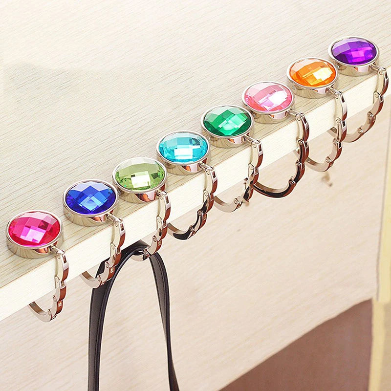 Portable Crystal Handbag Hook