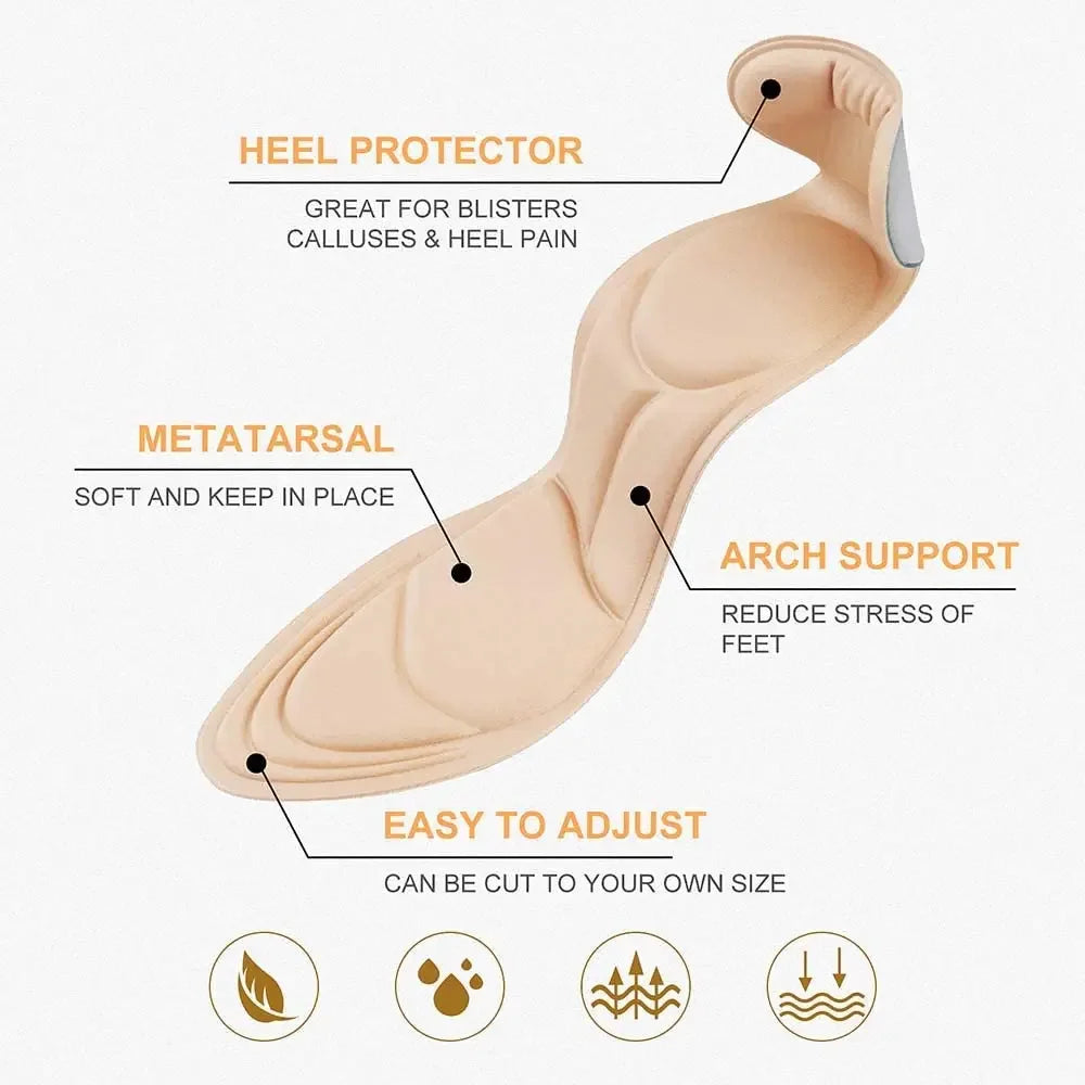 7D Soft Memory Foam Insole Pads