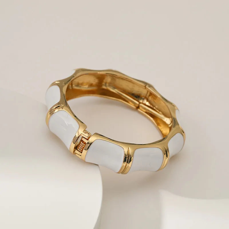 Bamboo Shape Bangle Bracelet