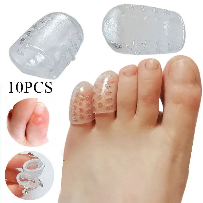 10Pcs Silicone Anti-Friction Toe Protector