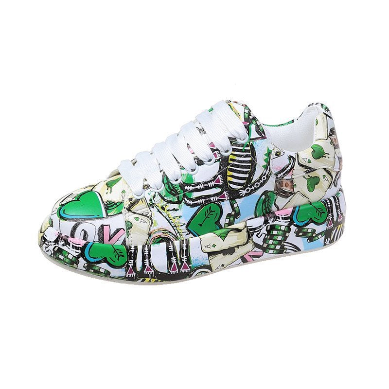 Tyqura Casual Graffiti Sneakers